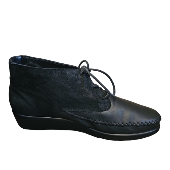 SAS Kich Lace Up Ankle Boot Leather Size 9M Women - Picture 3 of 13